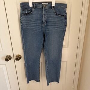 LOFT Mid-Wash Cropped Women's Jeans